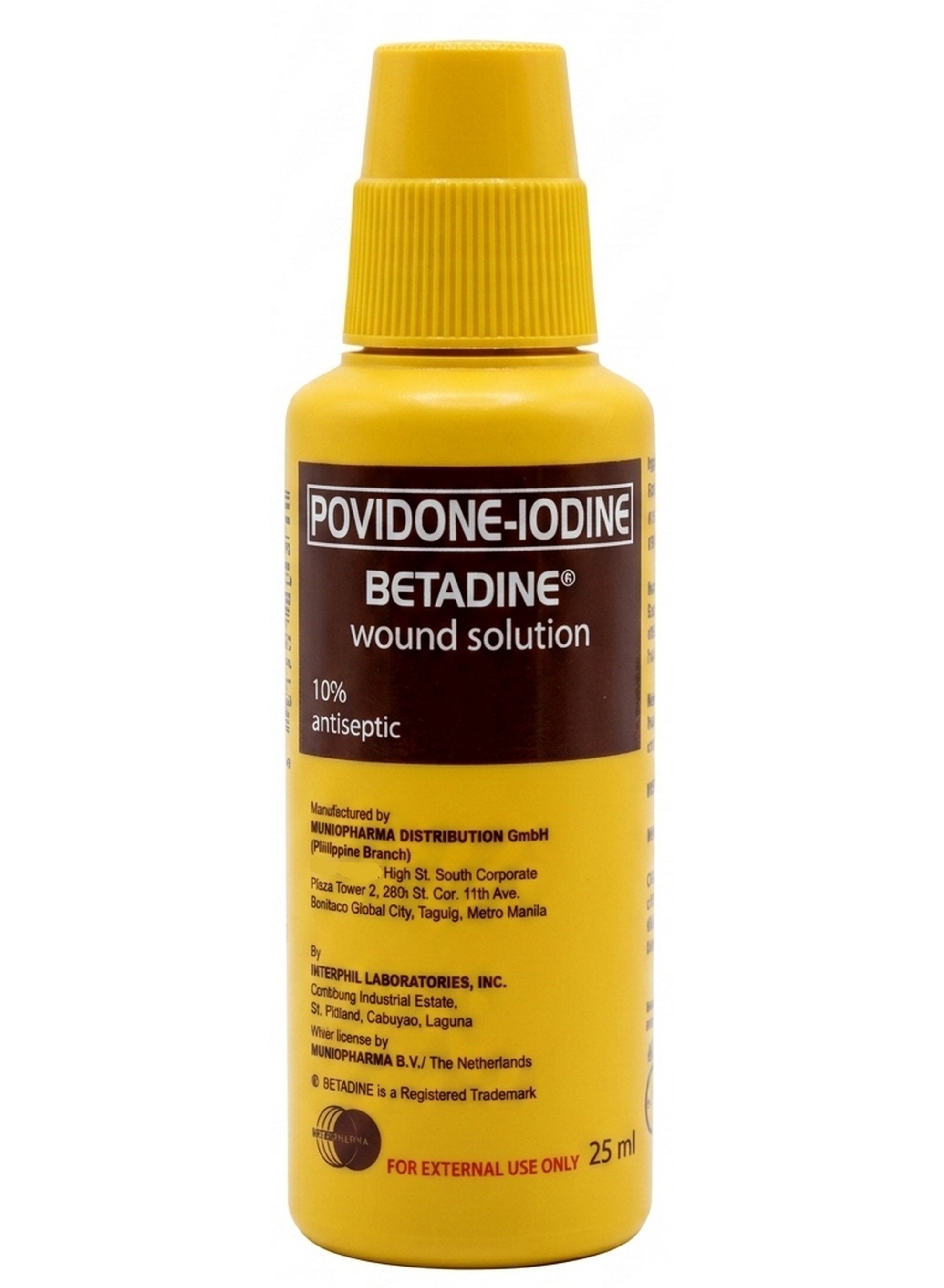 Betadine Povidone Iodine 10% Wound Solution 25 ML